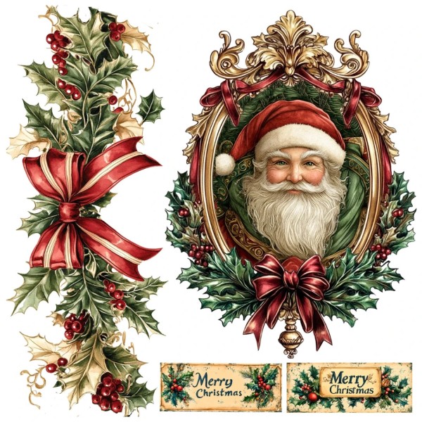 Porzellansticker "Weihnachten 2025" 4