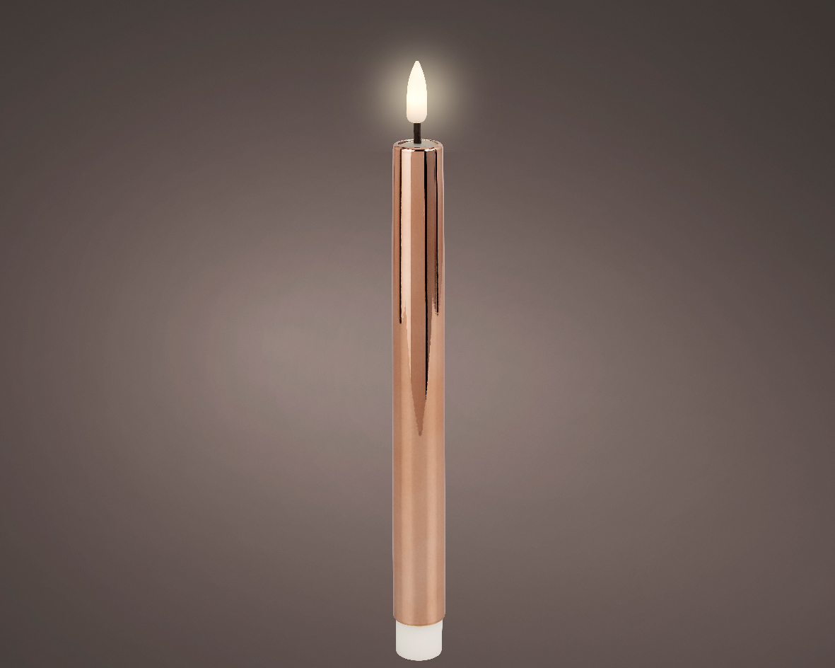 LED-Spitzkerzen - Kupfer (2 Stk.) | LED Kerzen/Lichterketten | Dekoration |  LaBlanche Webshop