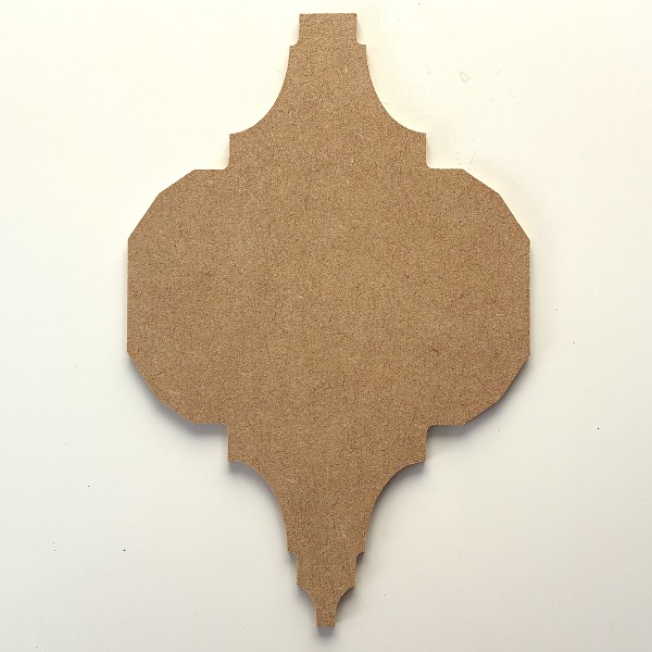 MDF Holzschild "Weihnachtskugeln" - Variante 1