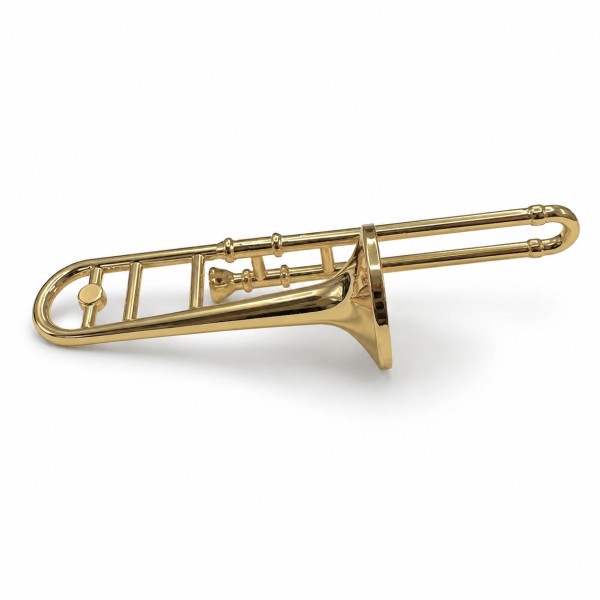 Miniatur "Posaune" Metall - Gold