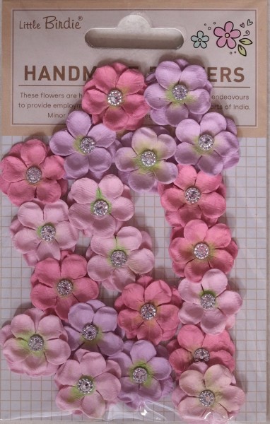 Papierblumen "Twinkle" Lavernder Vibes 20 St CR102904