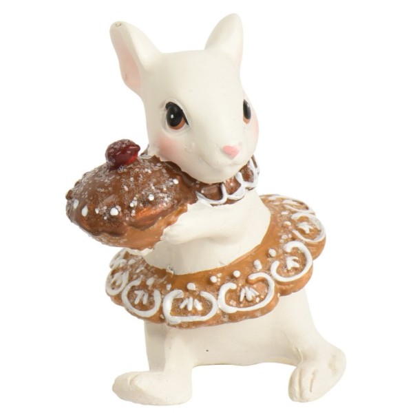 Maus mit Kuchen, Mädchen 6,5 cm K704498c