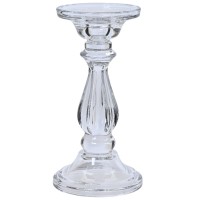 Kerzenhalter aus Glas 20 cm Kerzenhalter aus Glas 20 cm