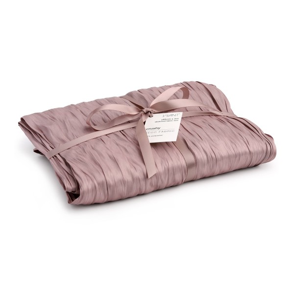 Dekostoff "Crushy" 65cm x 3m - Alt-Rosé / V5646.0365.34 Band227