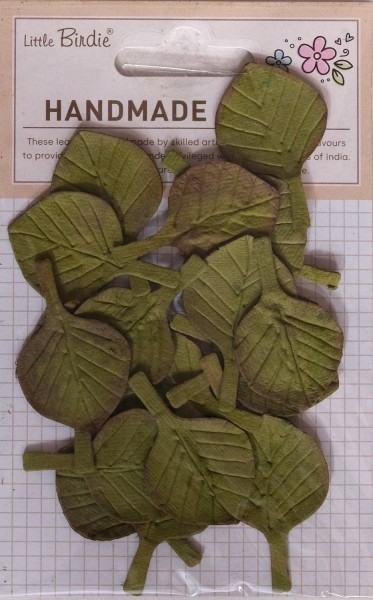 Papierblätter "Rose Leaves" Vintage Green 20 St CR99668