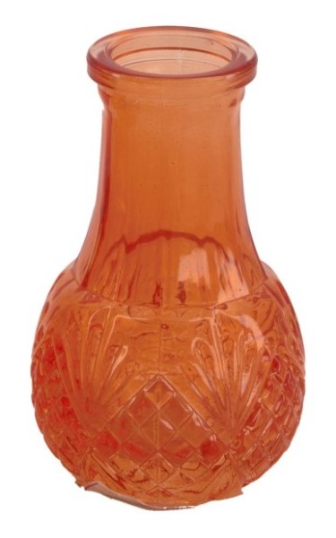 Vase "Doris" - Orange/dunkel