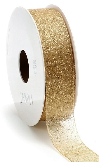 Dekoband "Brilliante" sand / V5018.1525s