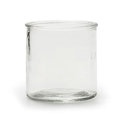 Zylinder Vase 'Vuelta' klar - 12 cm