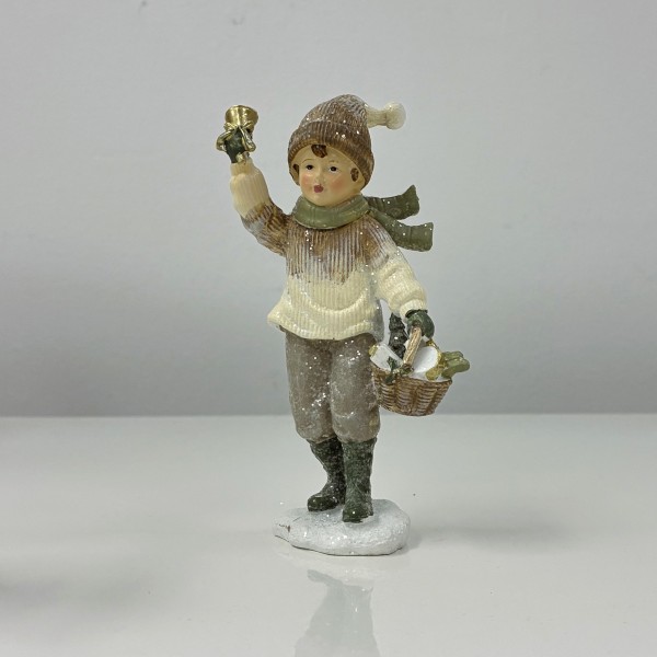 Figur Junge mit Glocke 12,5cm H5443JK