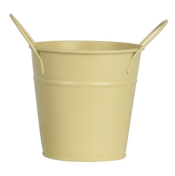 Zinktopf für Draußen 10,6cm - Gelb K870744-d
