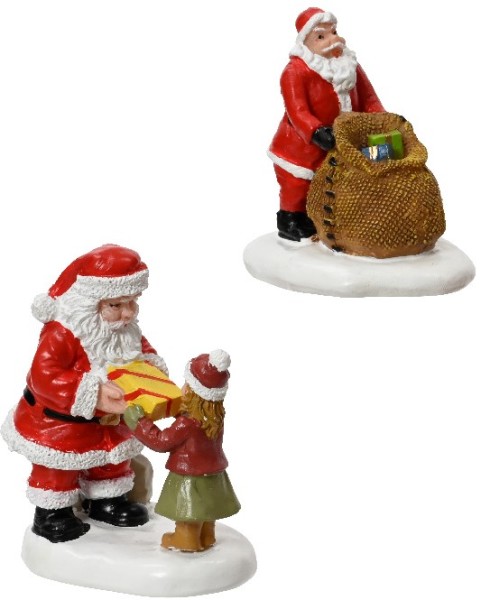 Figuren-Set "Weihnachtsmann 2"