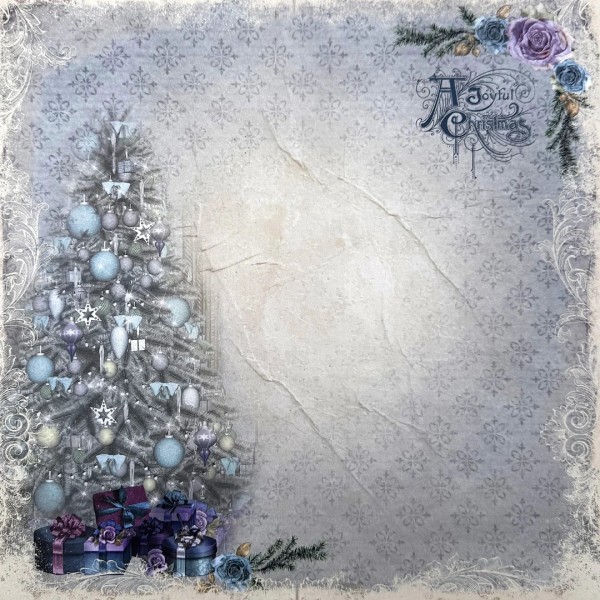 Designpapier "Boho Christmas" 1