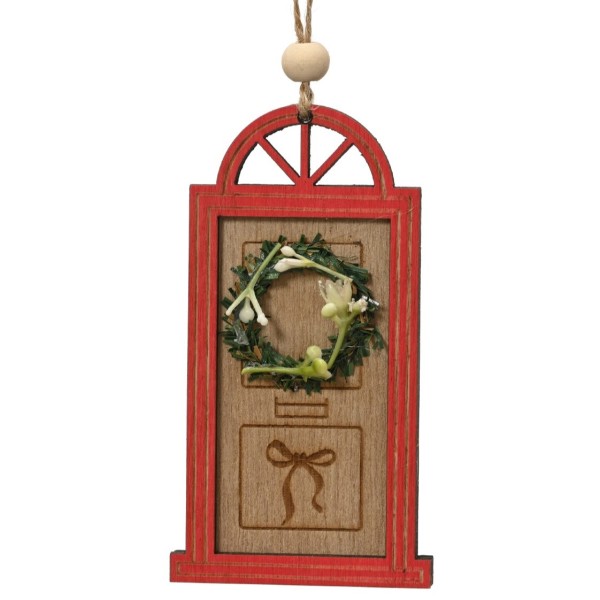 MDF Weihnachtstür Anhänger 11 cm K512796c