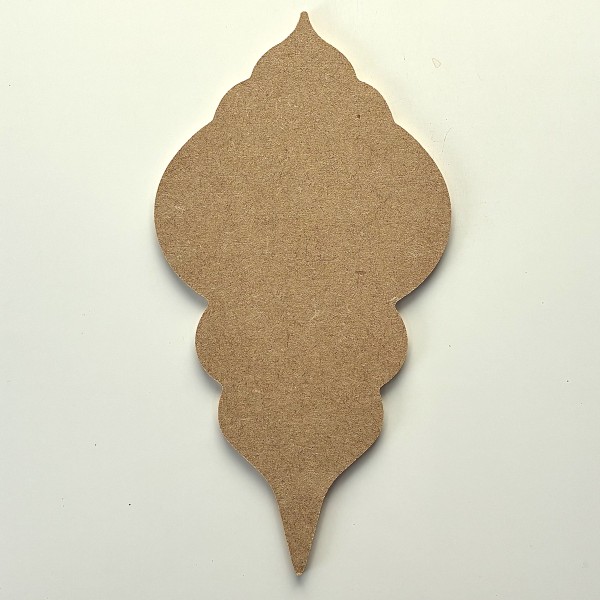 MDF Holzschild "Weihnachtskugeln" - Variante 4