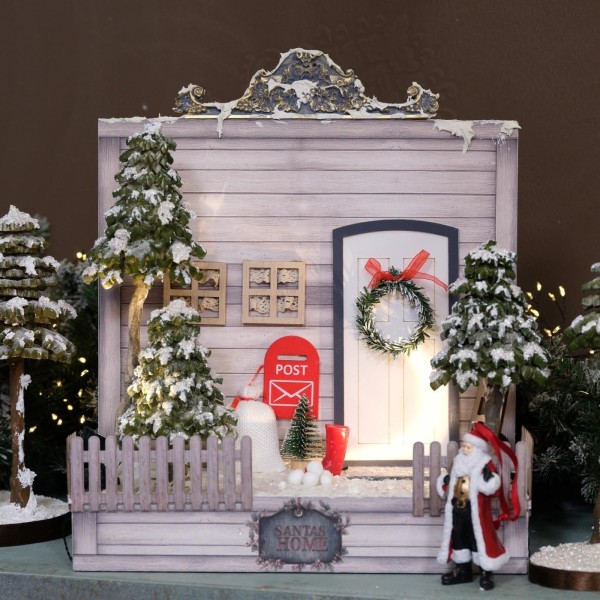 Shadowbox 30x30x13 cm inkl. 2 Papieren (Front&Rückwand) LB-MDF710