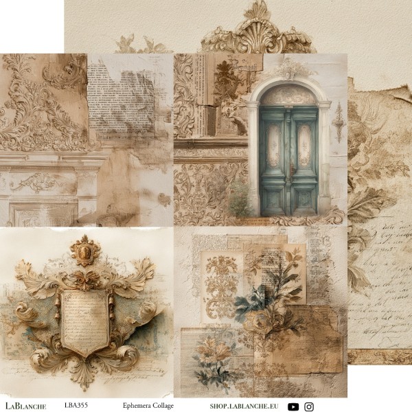 Designpapier "Ephemera" 3 LBA355e
