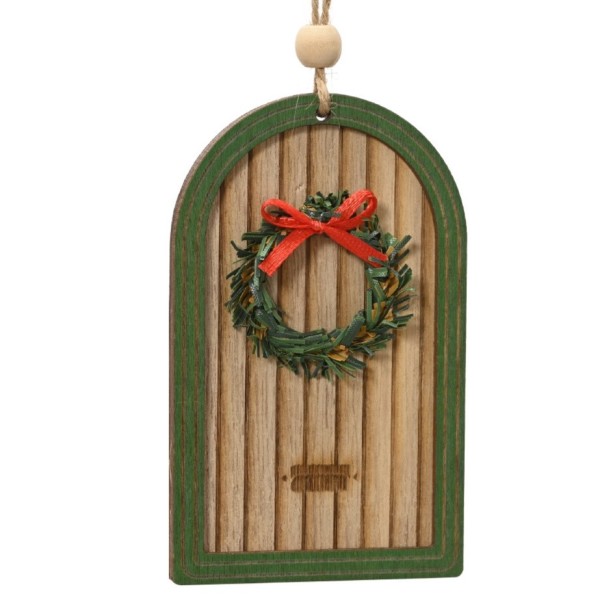 MDF Weihnachtstür Anhänger 11 cm K512796e