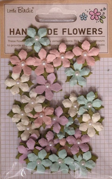 Papierblumen "Elira" Fairy Garden 24 St CR103062