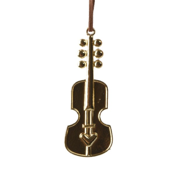 Weihnachtsanhänger Violine – Legierung – Gold – 8 cm K709529-a