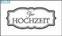 Stempel "Zur Hochzeit" Stempel "Zur Hochzeit"