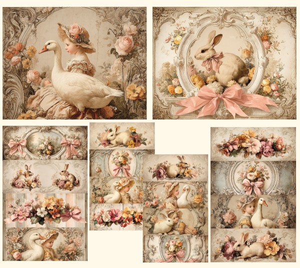 Schrumpfbanderolen Set "Spring" Banderolen 35