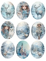 Epoxy-Sticker "Wintermärchen ´24" 1 Epoxy-Sticker "Wintermärchen ´24" 1