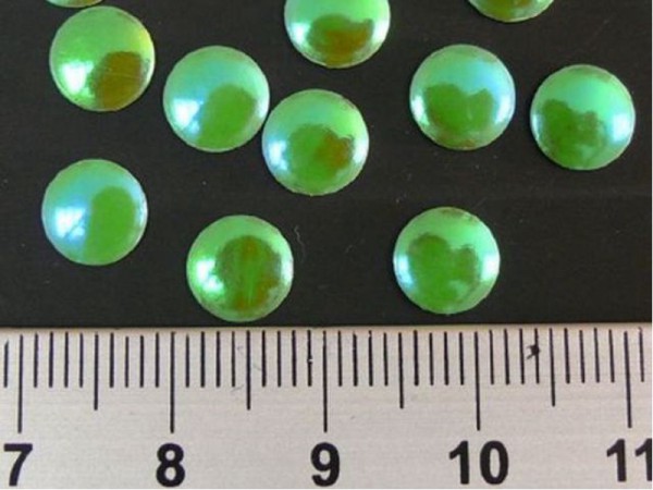 Bügelplättchen - Grün, 7 mm