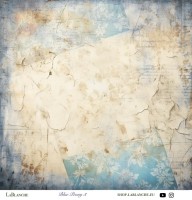 Designpapier "Blue Peony" 3 Designpapier "Blue Peony" 3