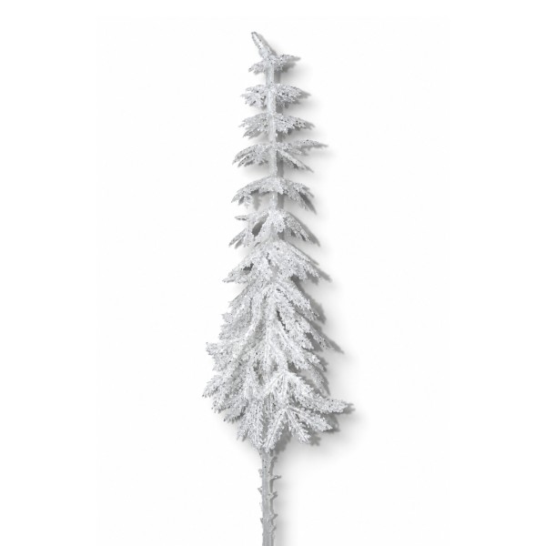 Deko Tannenbaum Glitzernd 23cm - Weiß FLX211-Weiß