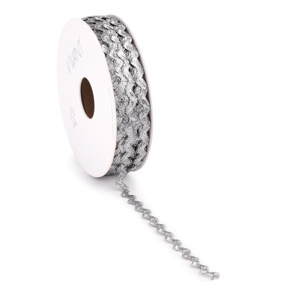Dekoband "Curvy Small" - Silber