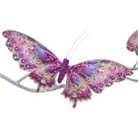 Große Schmetterling mit Strass Lila GW50004a Große Schmetterling mit Strass Lila GW50004a