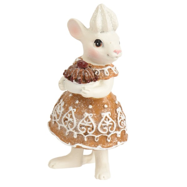 Maus mit Kuchen Mädchen 9cm K704497a
