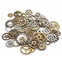 Gemischte Steampunk Zahnräder (50gr.) - Zahnräder, Ornamente und vieles mehr