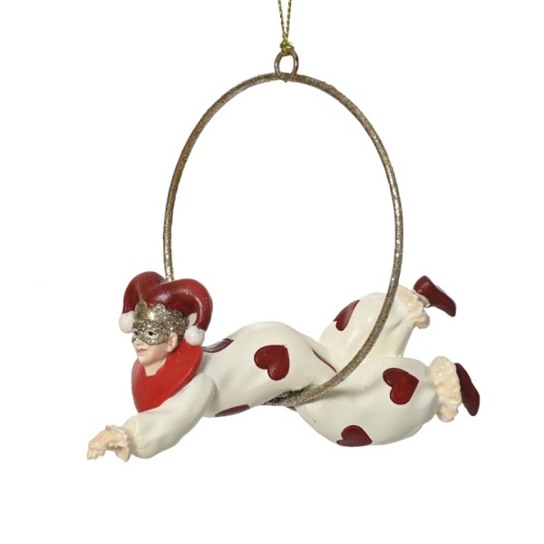 Dekoanhänger Figur "Harlekin" - Mann auf Bauch K398541-b