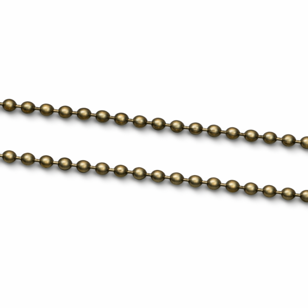 Kugelkette - Antik Gold - 2x 30 cm