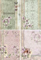 Decoupagepapierset "Magnolia" Decoupagepapierset "Magnolia"