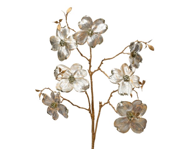 Dekozweig "Hartriegel" Gold 90cm