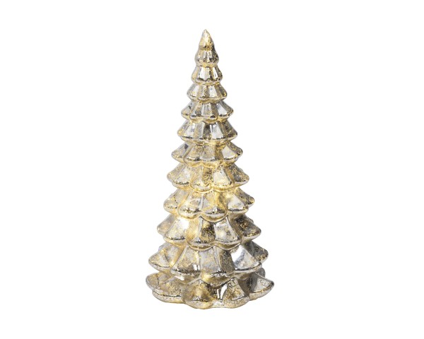 Micro LED Baum aus Glas - Champagne 21 cm K489483