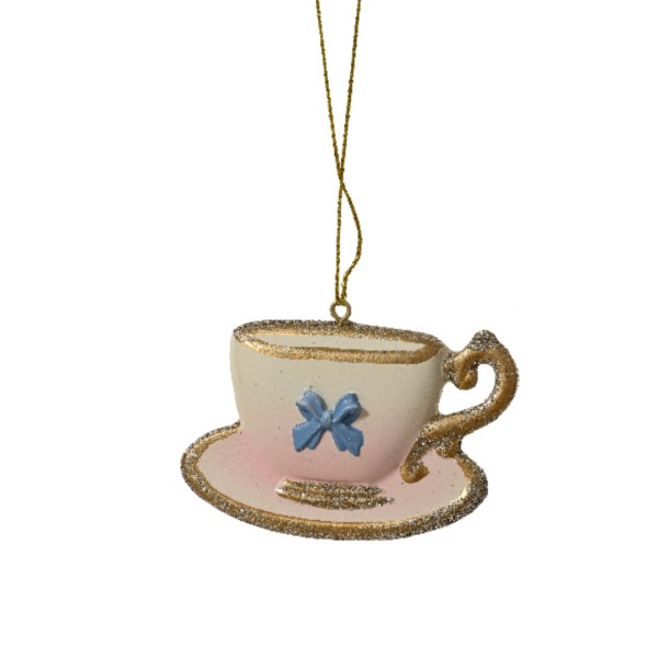 Weihnachtsanhänger "Tasse" - 6,5cm