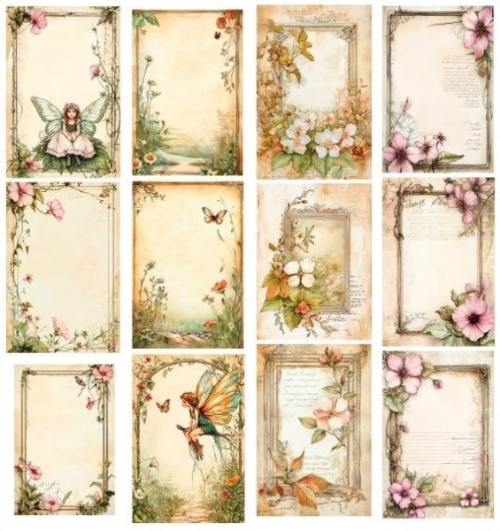 Tags "ENYA" (Fairies) 4 Stk.