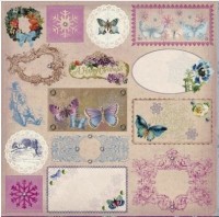 DCWV Designpapier Schmetterlinge 5 (30 x 30 cm) DCWV Designpapier Schmetterlinge 5 (30 x 30 cm)