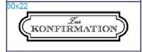 Stempel "Zur Konfirmation" Stempel "Zur Konfirmation"
