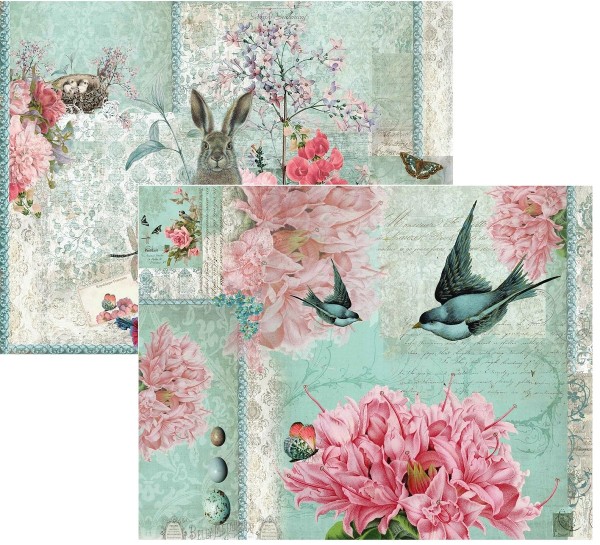 Schrumpfbanderolen 10 cm "Ostern 2021" 4 Stück