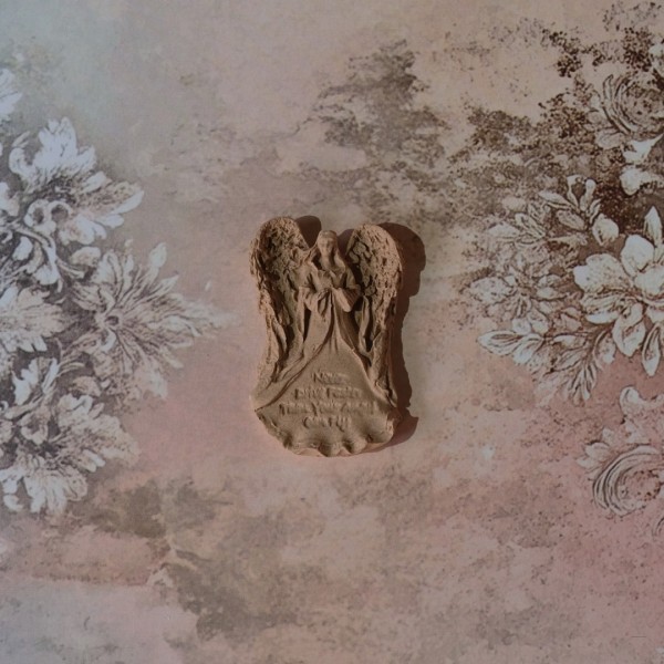 Holzgeschnitzter Deko-Engel 5cm x 4cm D3725