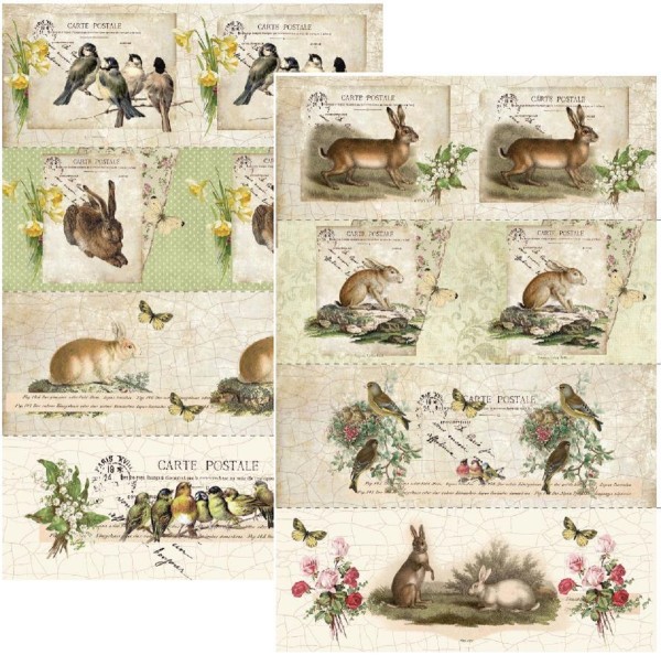 Schrumpfbanderolen für Gänseeier "Ostern 2020" 8 Stück