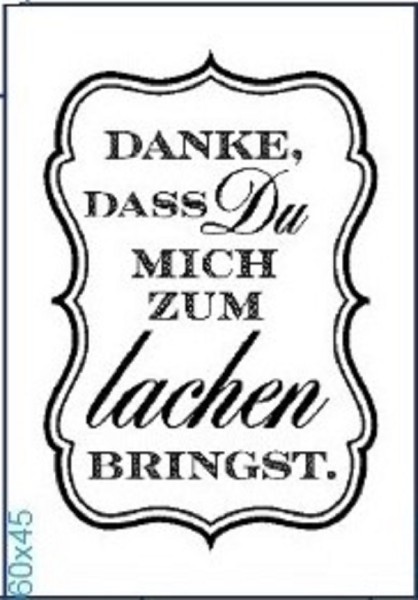 Stempel "Danke, dass..."