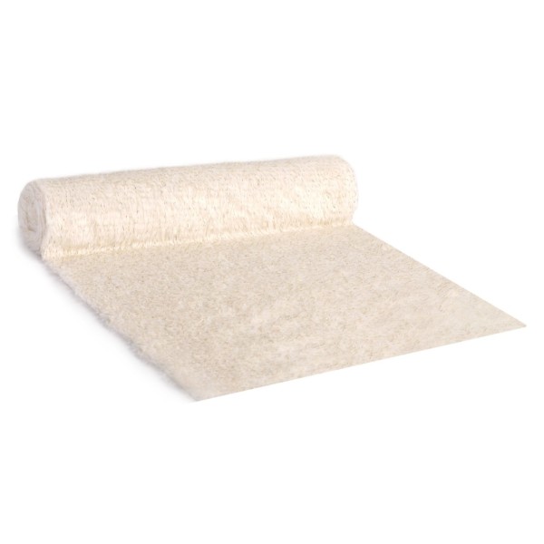 Dekoband "Furry Glitz deco" 2m - Off White/Weiß V5522.0230.08