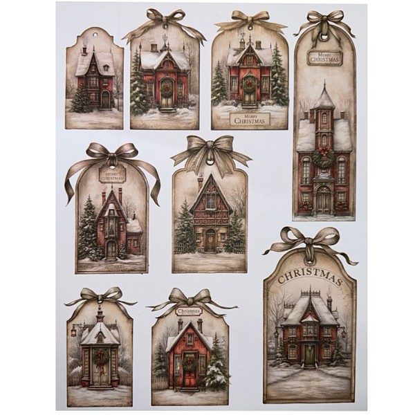 Naturalpapier "Merry Christmas" 1