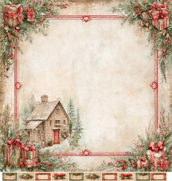 Designpapier "Christmas Friends" 1 LBA362