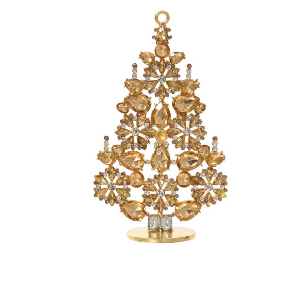 Schmuckfigur "Tannenbaum" in Gold - 11,5cm K512795-c